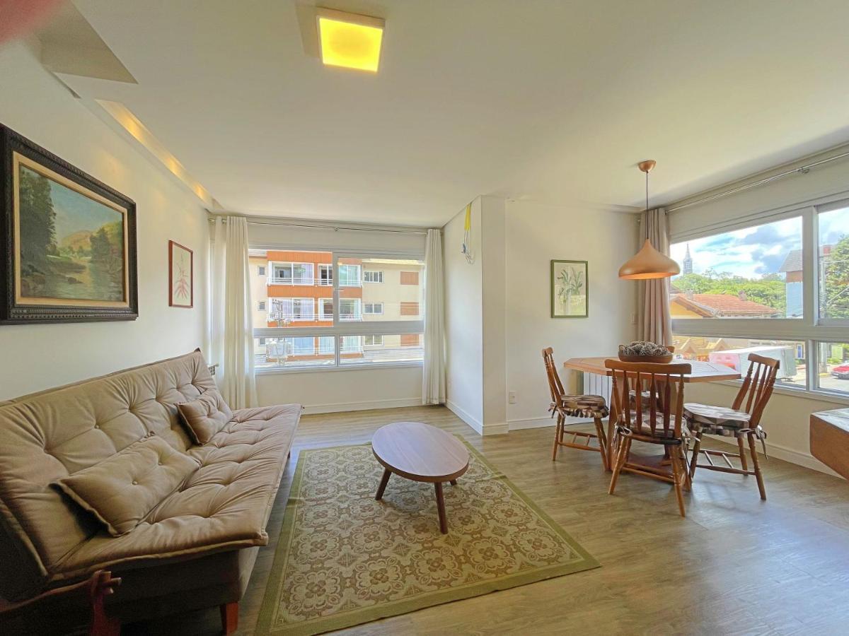 Apartmán No Coracao De Gramado, A 350M Da Rua Coberta! Exteriér fotografie