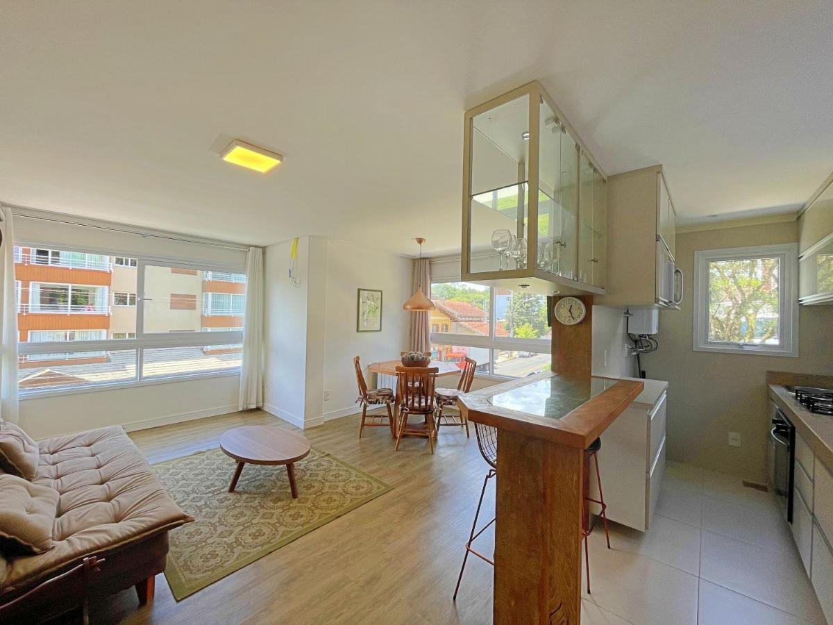 Apartmán No Coracao De Gramado, A 350M Da Rua Coberta! Exteriér fotografie