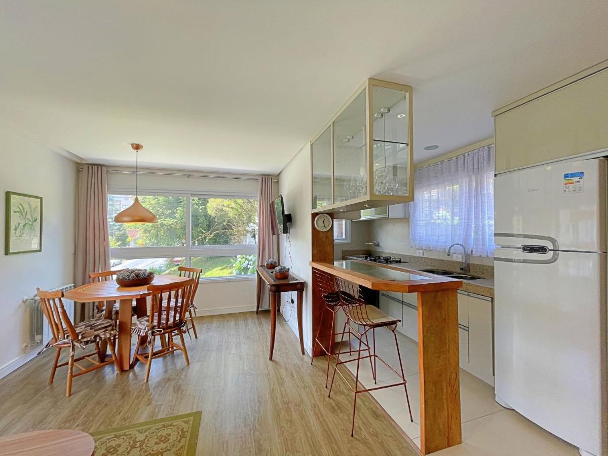Apartmán No Coracao De Gramado, A 350M Da Rua Coberta! Exteriér fotografie