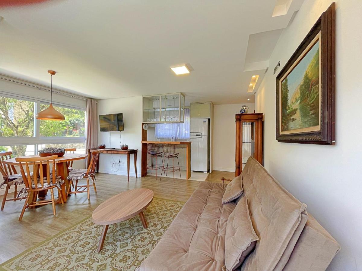 Apartmán No Coracao De Gramado, A 350M Da Rua Coberta! Exteriér fotografie